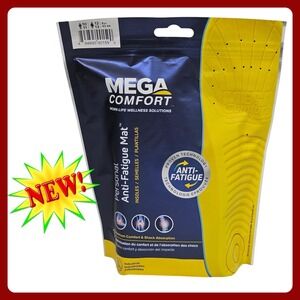 Mega Comfort Anti Fatigue Mat Insoles Mens 10-11 Womens 12-13 Work Boot Orthotic